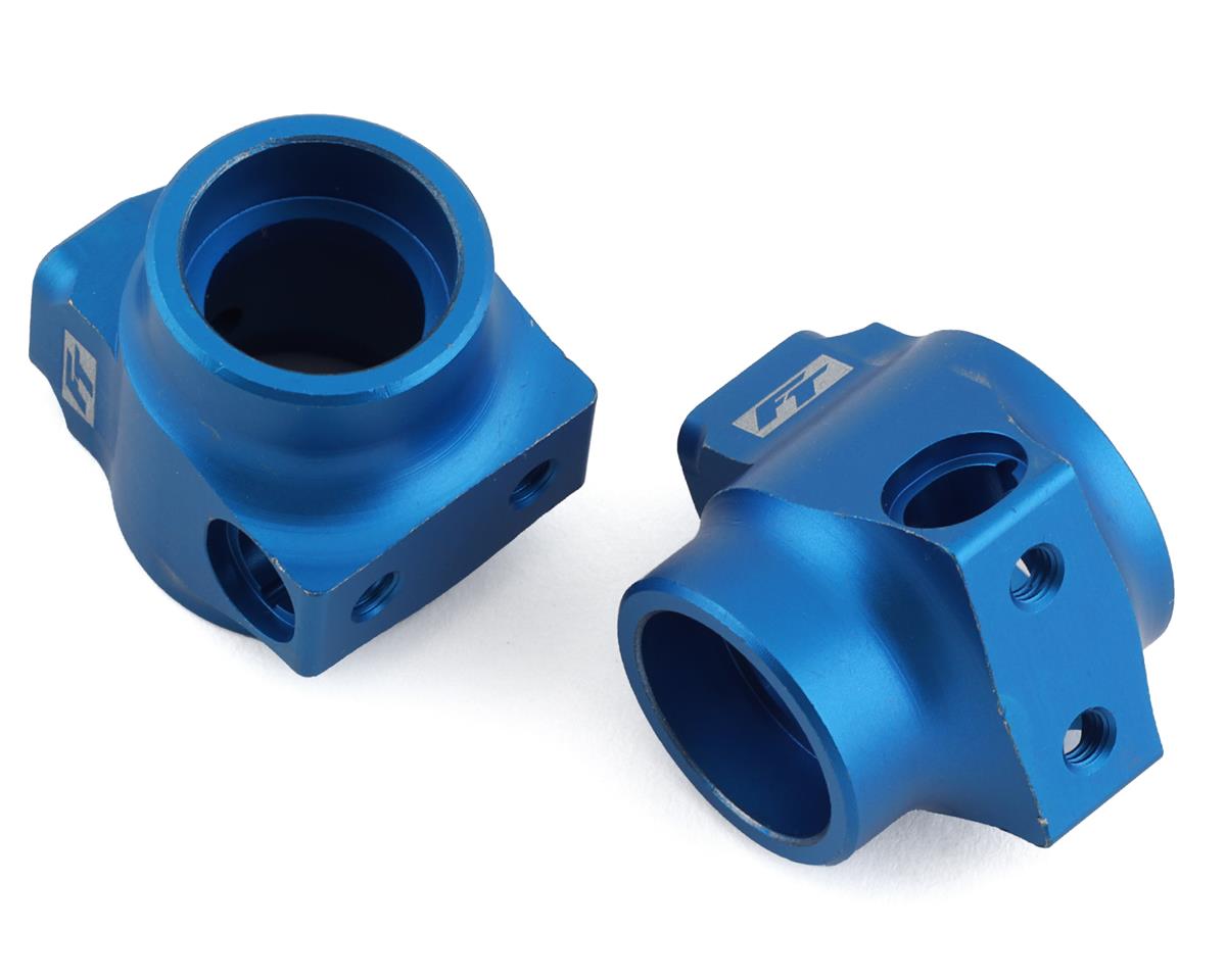 Team Associated DR10/SR10 Factory Team Aluminum Rear Hub Set (Blue) (2) (ASC72011)