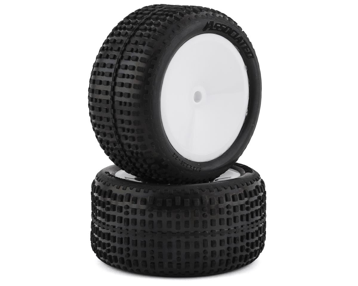 Team Associated RB10 RTR Rear Pre-Mounted Tires (White) (2) (ASC72019)