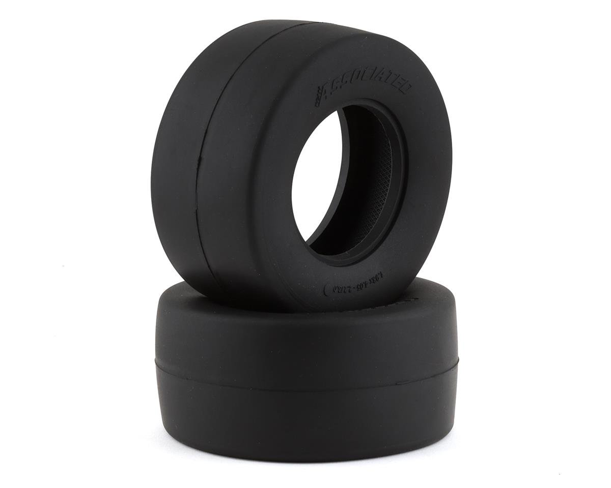 Team Associated DR10 Rear Belted Drag Slick Tires (2) (Soft) (ASC72109)