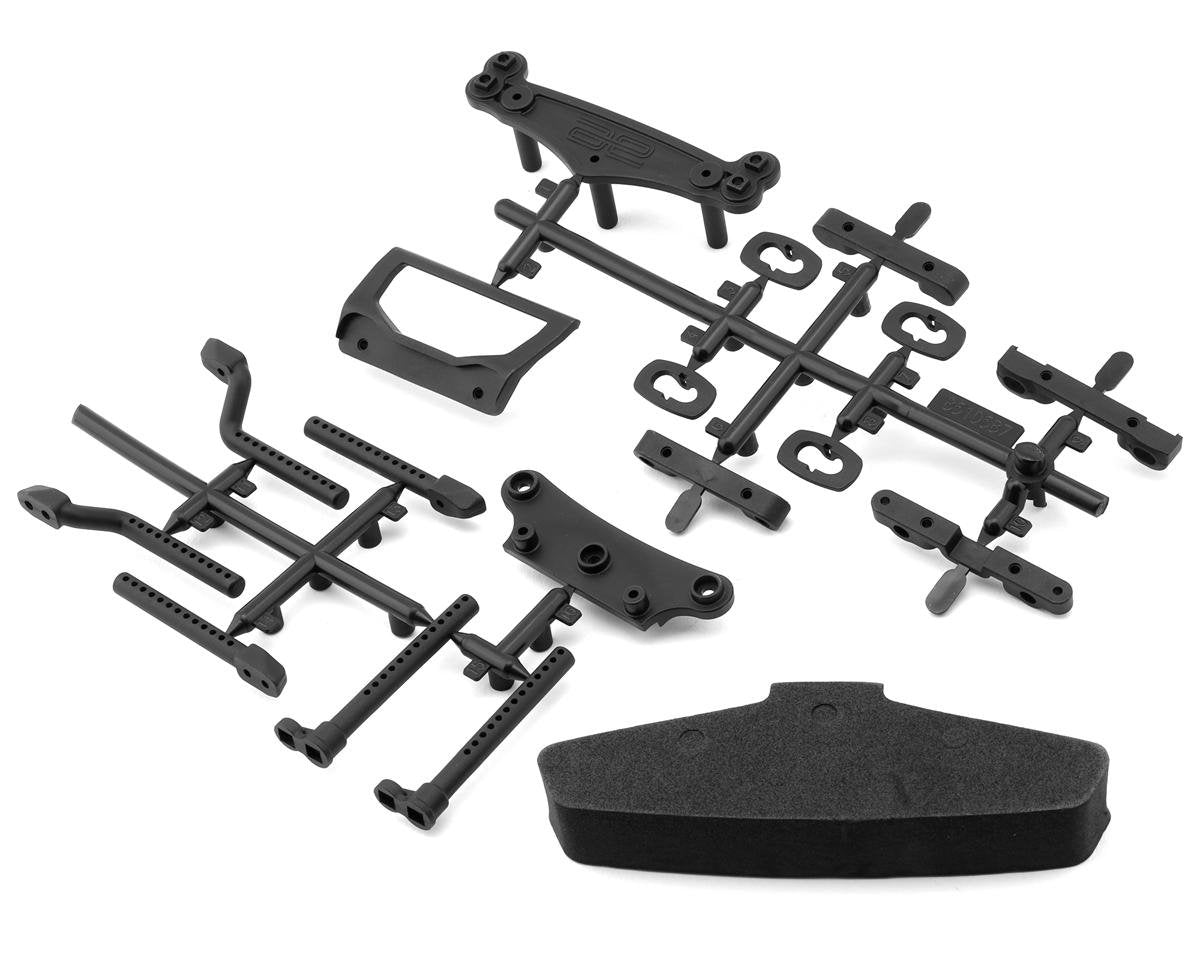 Team Associated DC10 Arm, Body & Bumper Mounts w/Foam Bumper (ASC72205)