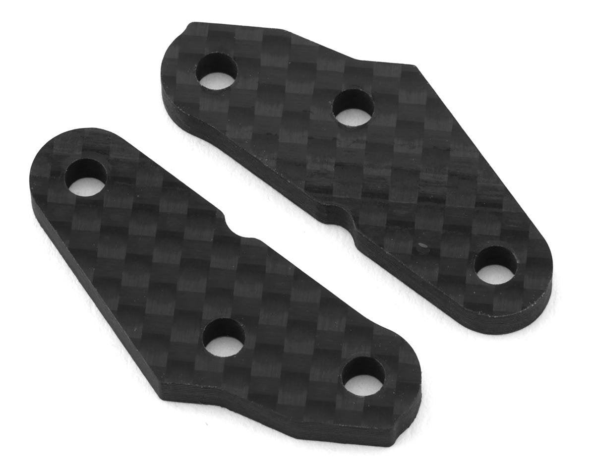 Team Associated Factory Team RC8B3 +2¡ Carbon Fiber Steering Block Arm (2) (ASC81064)