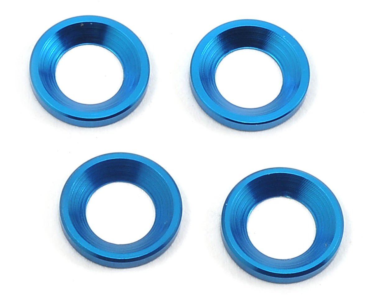 Team Associated Aluminum Engine Mount Washer (4) (ASC81114)