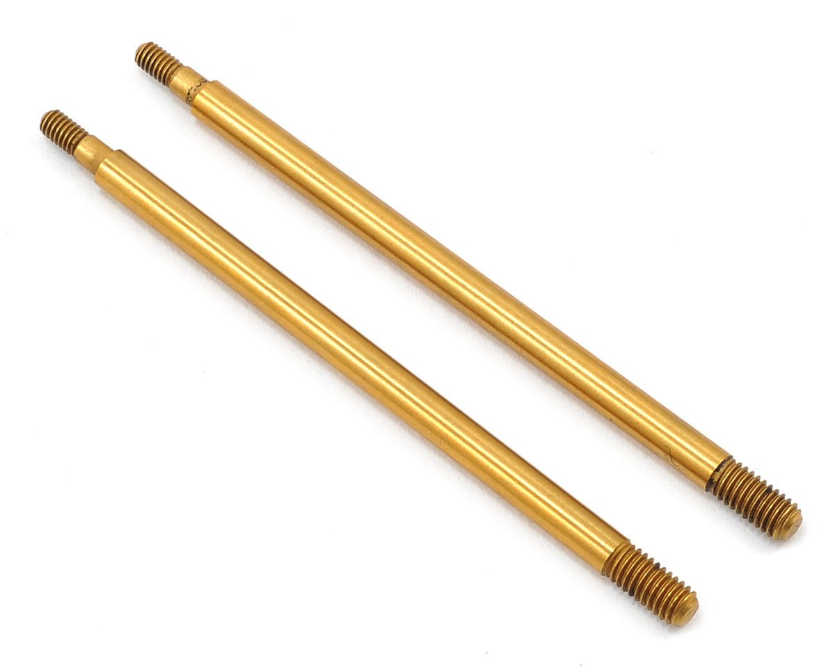 Team Associated RC8T3 42.5mm Ti-Nitride Rear Shock Shaft (2) (ASC81173)