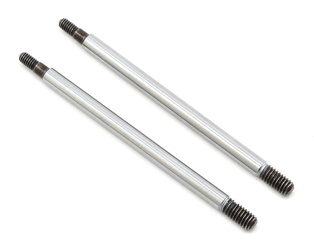 Team Associated 33.5mm RC8T3 Factory Team "Chrome Finish" Front Shock Shaft (2) (ASC81176)