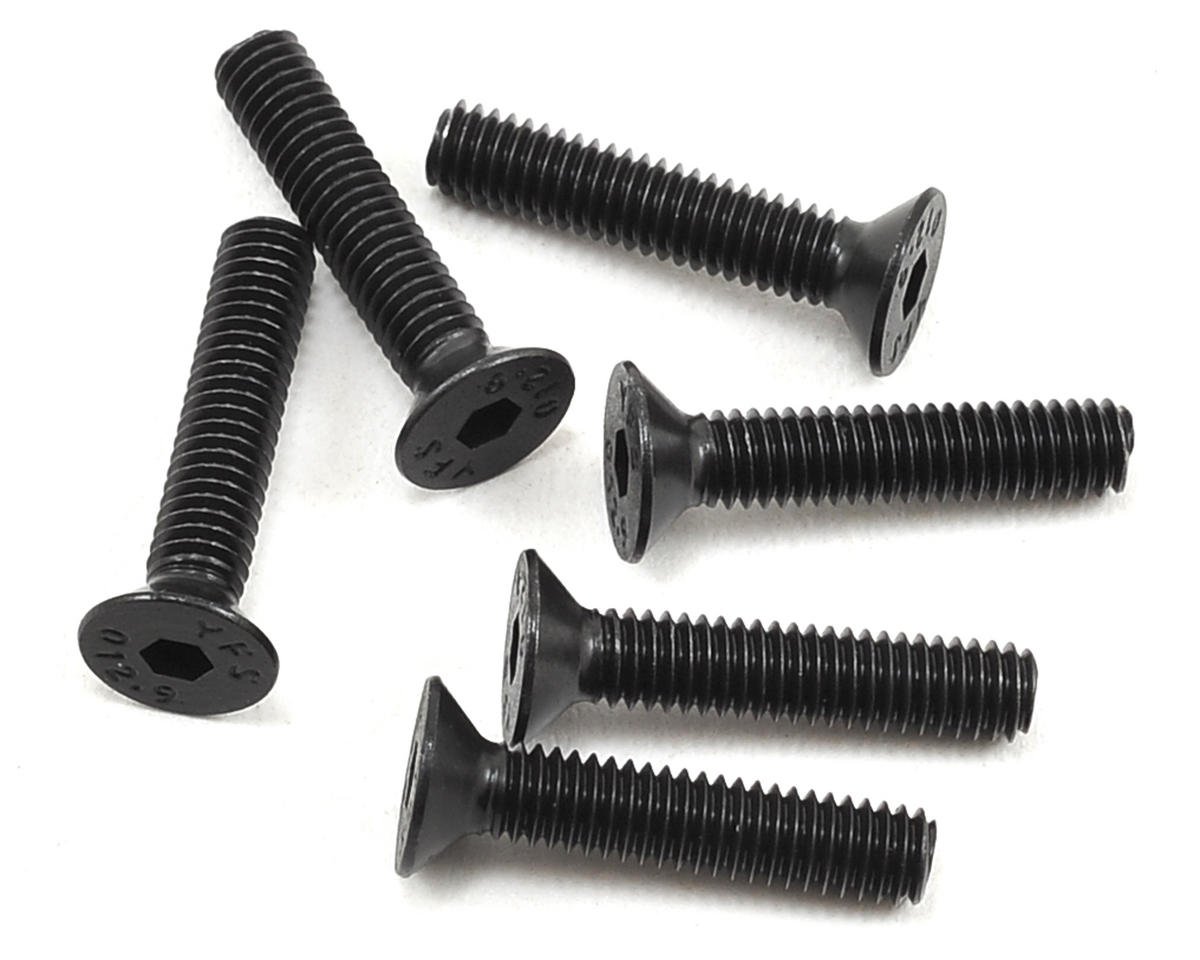 Team Associated 4x20mm Flat Head Hex Screw (6) (ASC81264)