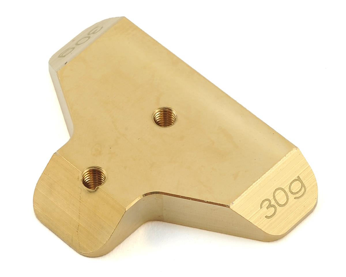 Team Associated RC8B3 Factory Team Brass Chassis Weight (30g) (ASC81406)
