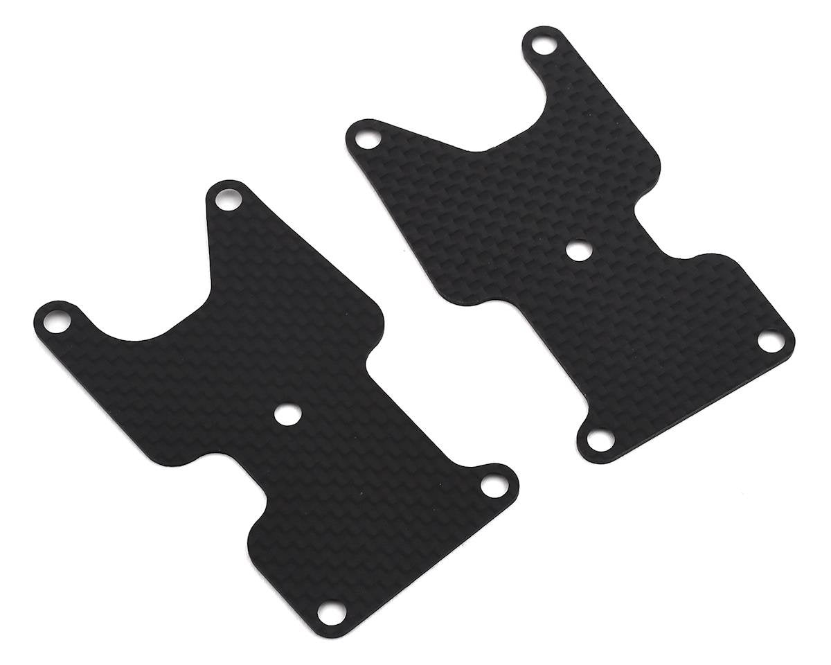 Team Associated RC8 B3.2 1.2mm Carbon Fiber Rear Suspension Arm Inserts (2) (ASC81436)