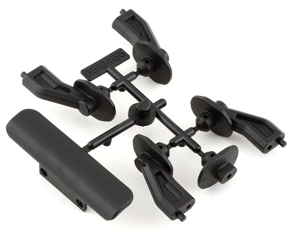 Team Associated RC8T4 Body Posts & Bumper (ASC81622)
