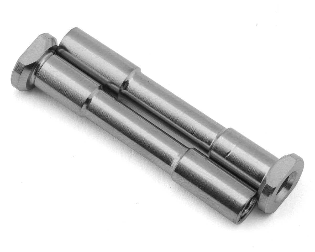 Team Associated RC8B4.1 Factory Team Titanium Steering Posts (2) (ASC81669)