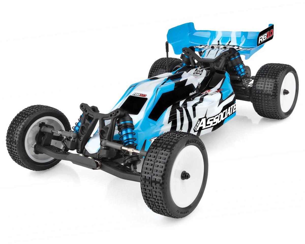 Team Associated RB10 RTR 1/10 Electric 2WD Brushless Buggy Combo (Blue) (ASC90031C)