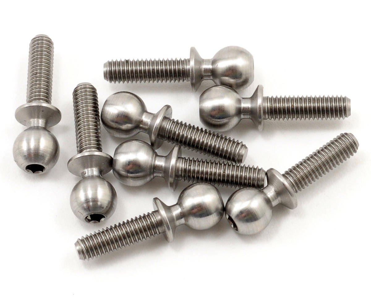 Team Associated 10mm Heavy Duty Ballstud Set (8) (ASC91049)