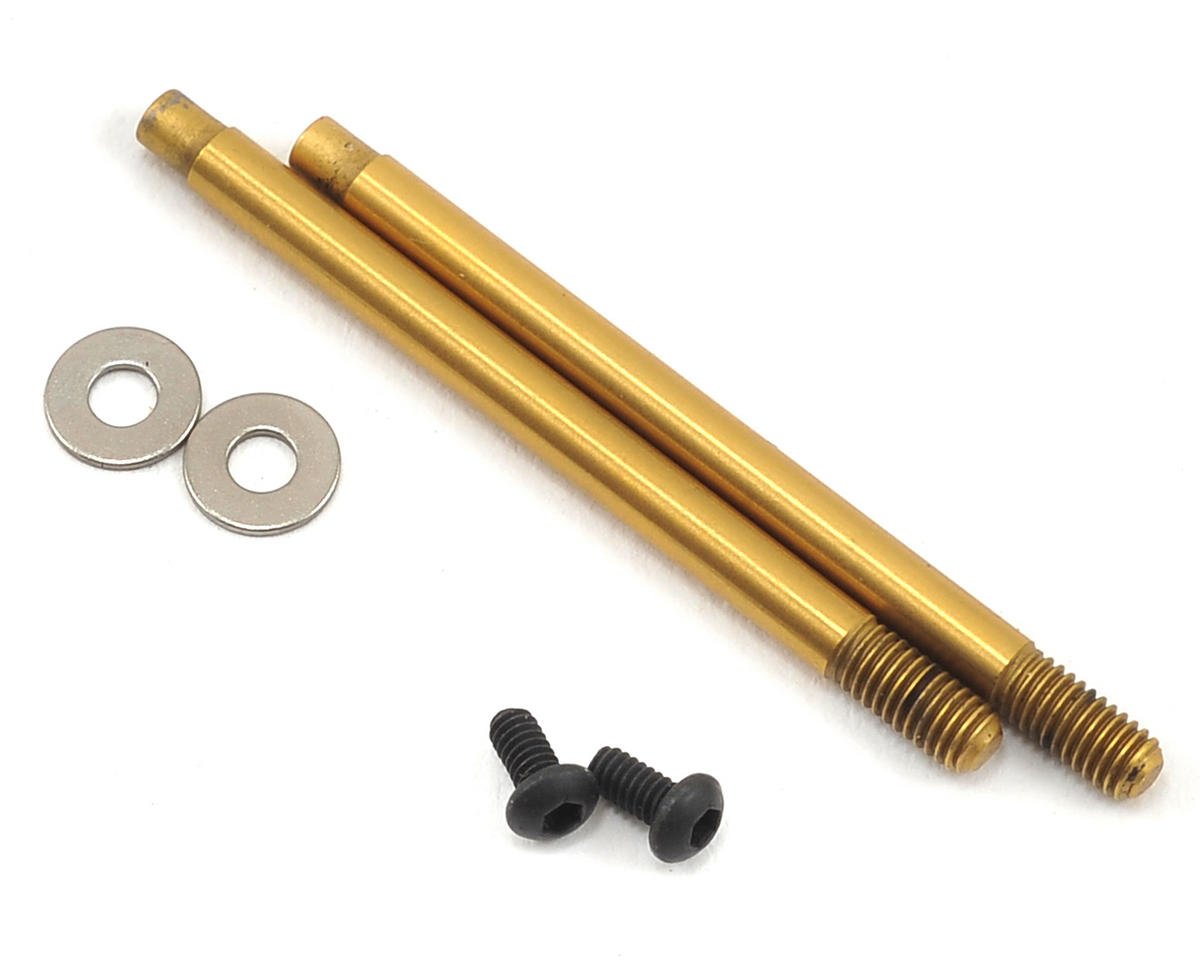 Team Associated 3x21mm V2 Ti-Nitride Screw Mount Buggy Front Shock Shaft (2) (ASC91615)