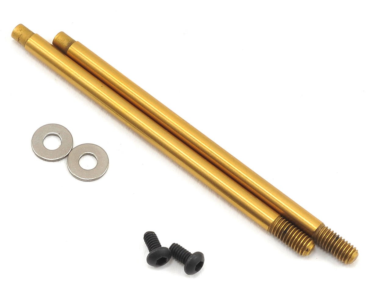 Team Associated 3x35mm V2 Ti-Nitride Screw Mount Truck Rear Shock Shaft (2) (ASC91623)