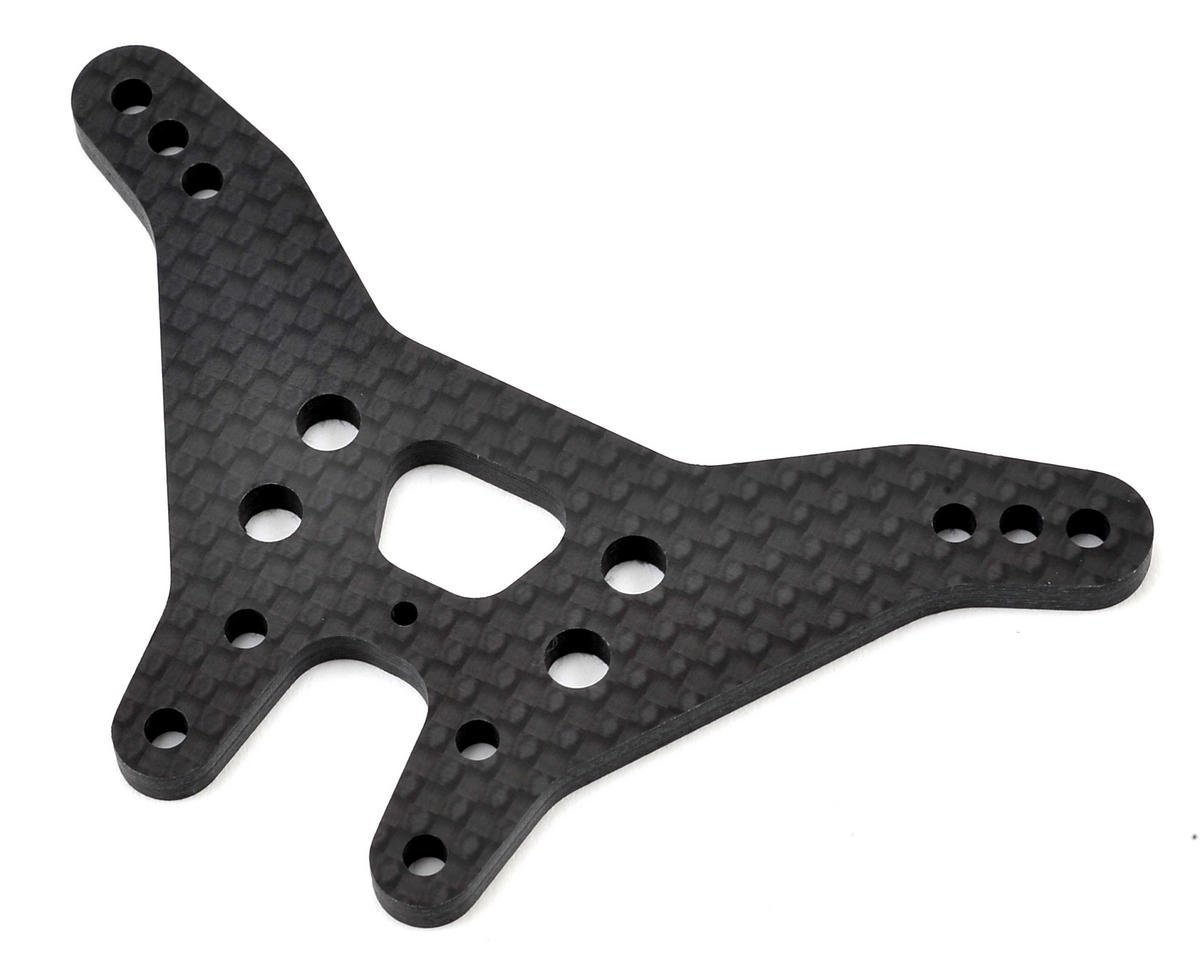 Team Associated B6 Carbon Fiber Rear Shock Tower (Long) (ASC91666)