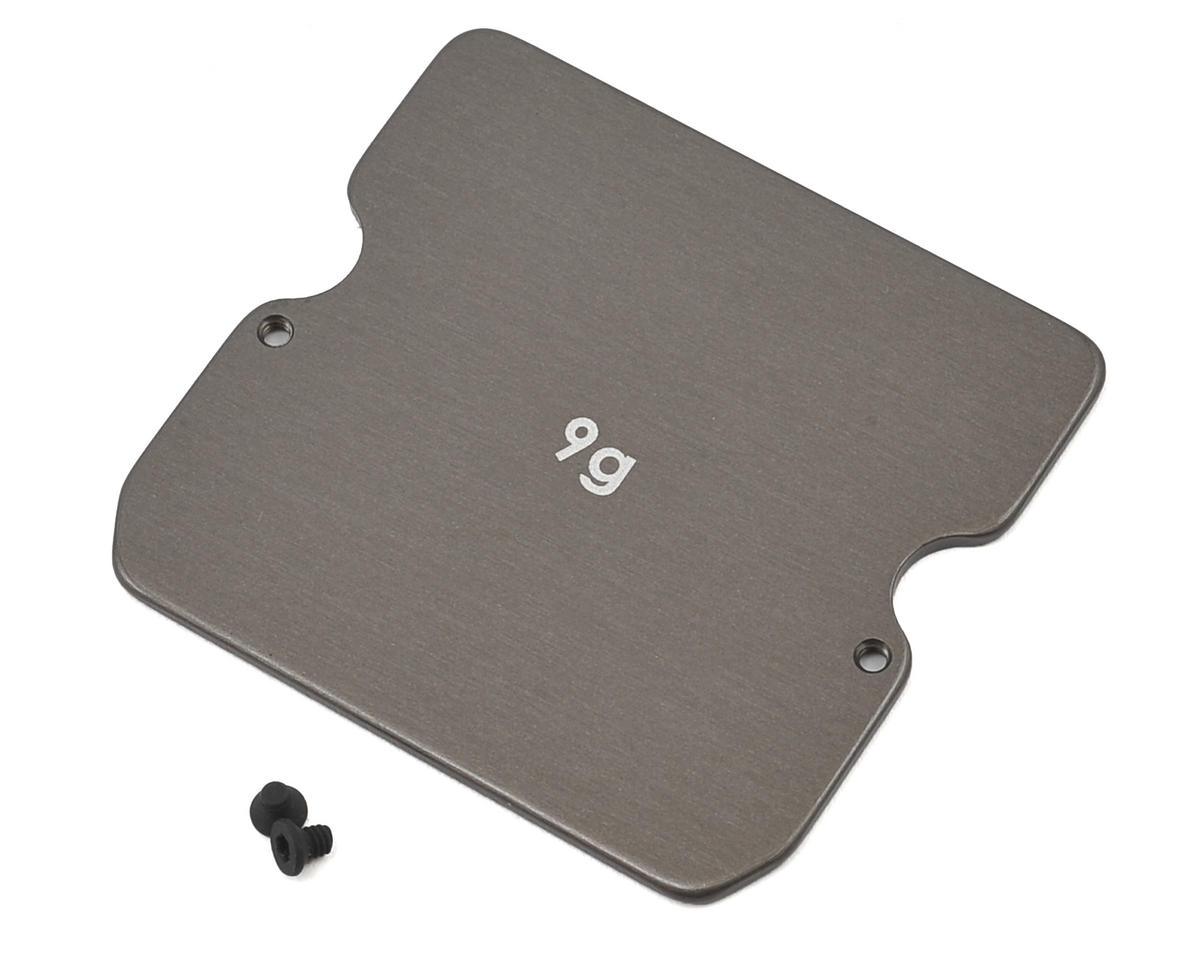 Team Associated B6 Aluminum Servo Chassis Weight (9g) (ASC91745)