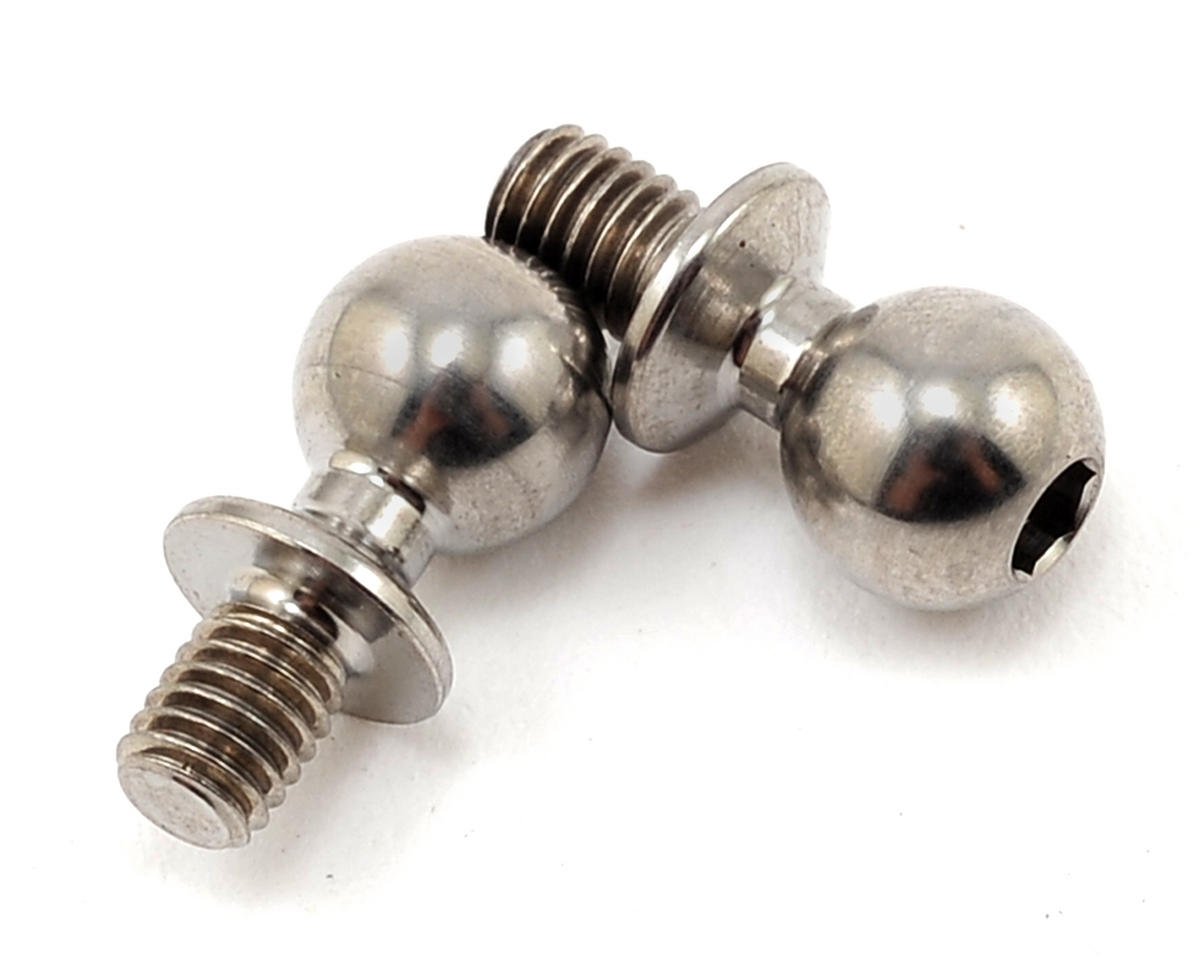 Team Associated 4mm Factory Team Heavy Duty Titanium Ball Stud Set (2) (ASC91750)