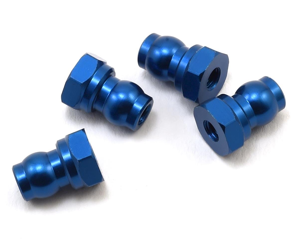 Team Associated 10mm Aluminum Shock Bushings (Blue) (ASC91815)