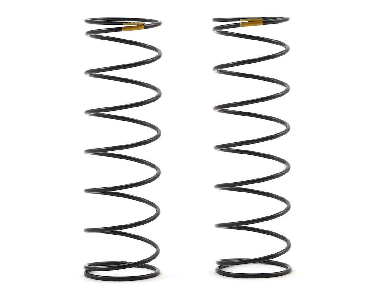 Team Associated 12mm Rear Shock Spring (2) (Yellow/2.30lbs) (61mm Long) (ASC91841)