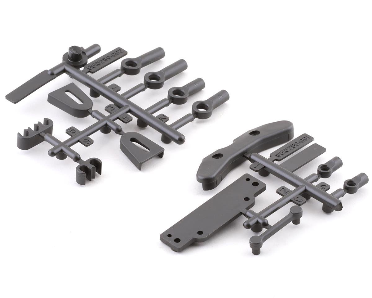 Team Associated RC10B6.3 Tower Covers, Wire Clips & Rod Ends (ASC91885)