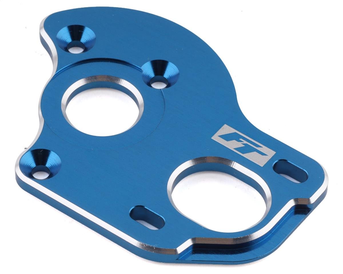 Team Associated RC10B6.1 Factory Team Laydown/Layback 3.5mm Motor Plate (Blue) (ASC91907)