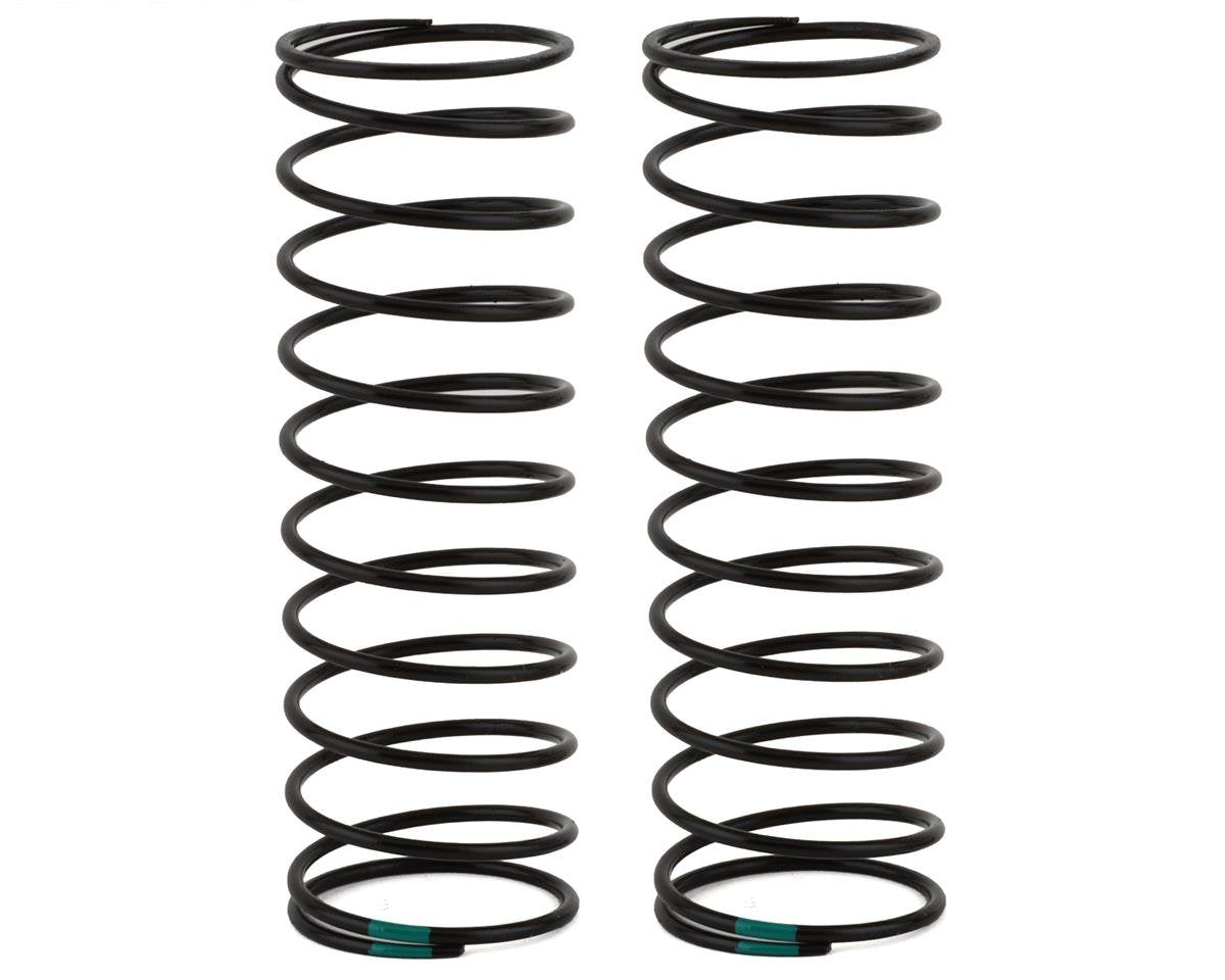 Team Associated 13mm Rear Shock Spring (Green/1.8lbs) (61mm) (ASC91947)