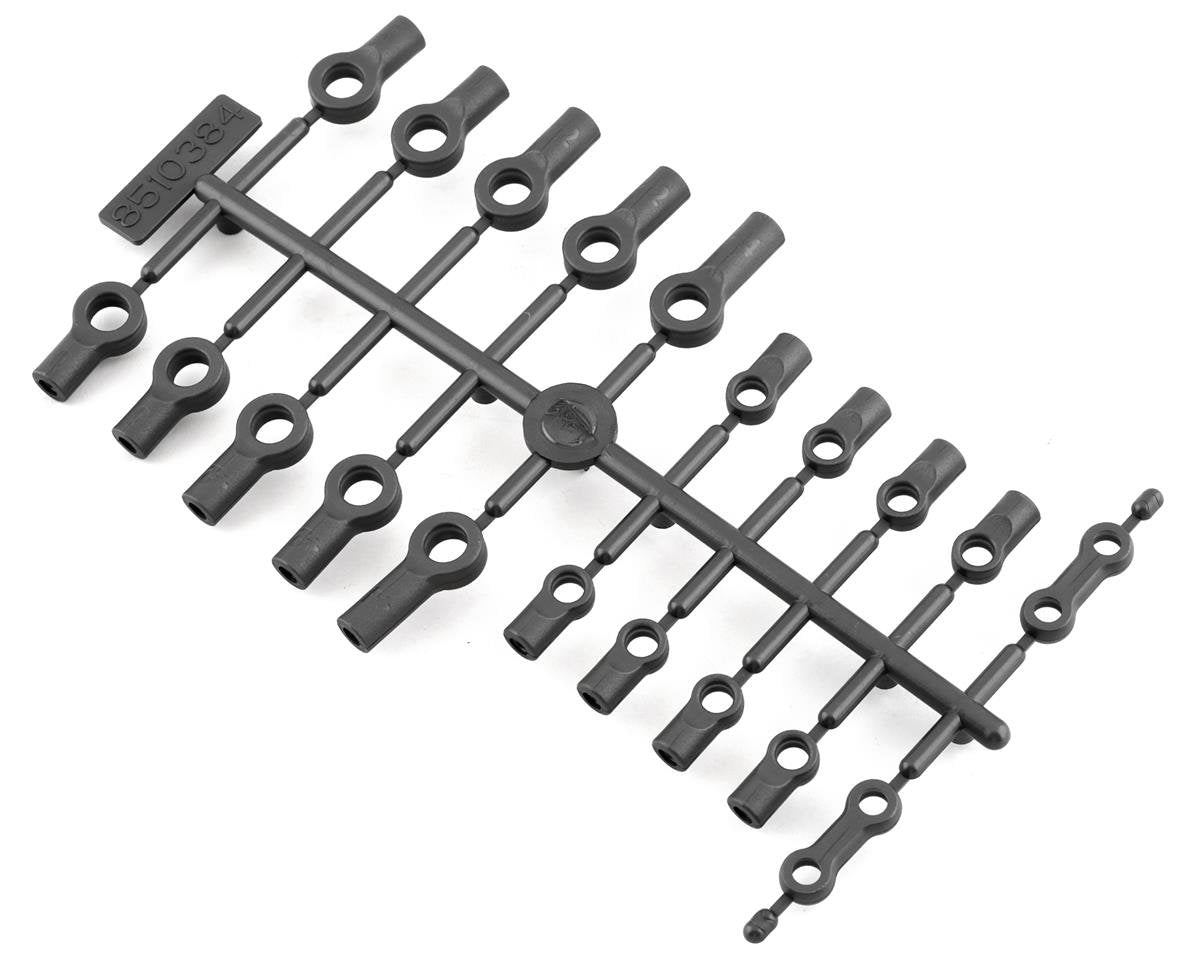 Team Associated RC10B6.4 13mm Shock Rod End Set (ASC91997)
