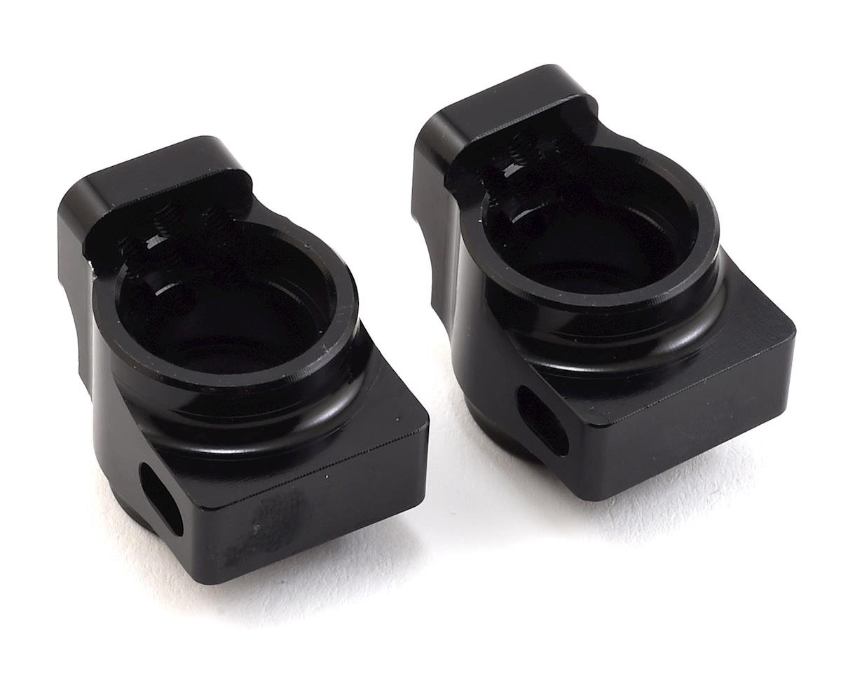 Team Associated B64 Factory Team Aluminum Rear Hubs (Black) (2) (ASC92099)