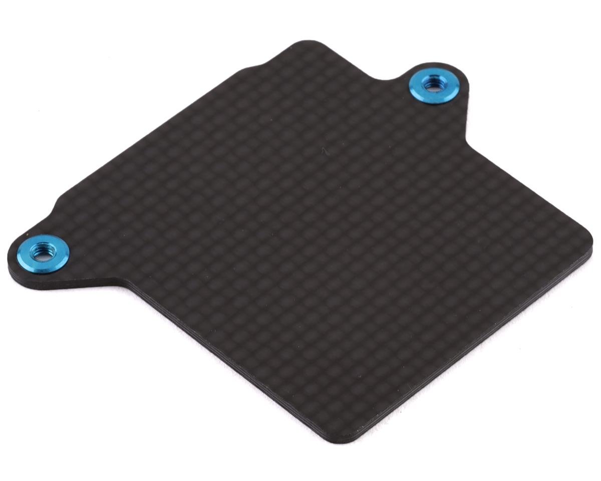 Team Associated RC10B74.1 Factory Team Carbon V2 ESC Tray (ASC92259)
