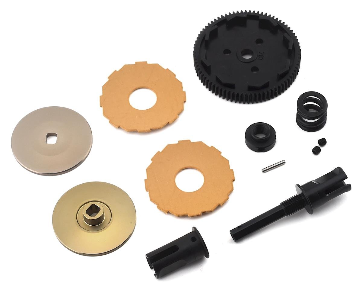 Team Associated RC10B74.1 2-Pad Slipper Set (ASC92277)