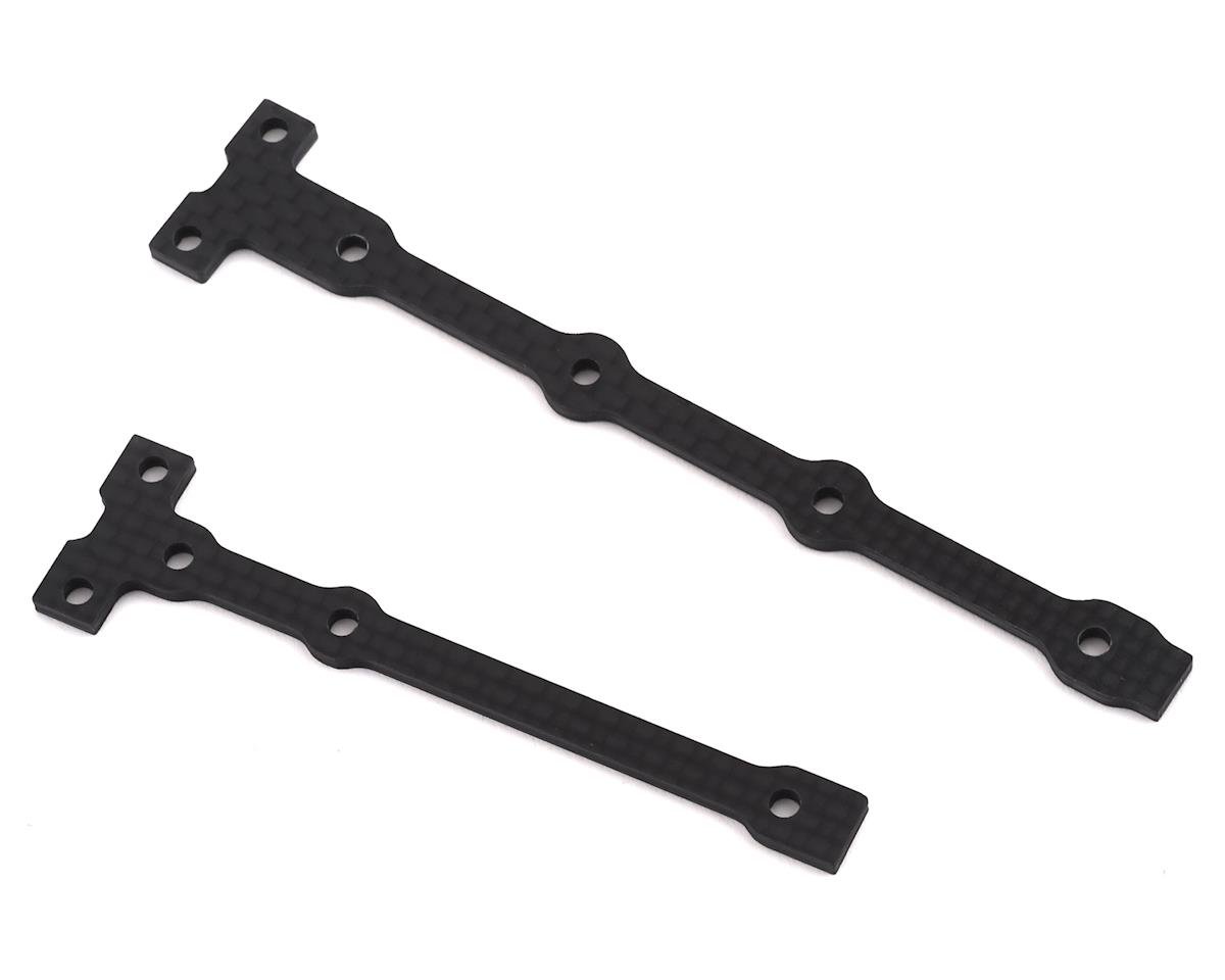 Team Associated B74.1 Factory Team 2.0mm Carbon Flex Chassis Brace Support Set (ASC92283)