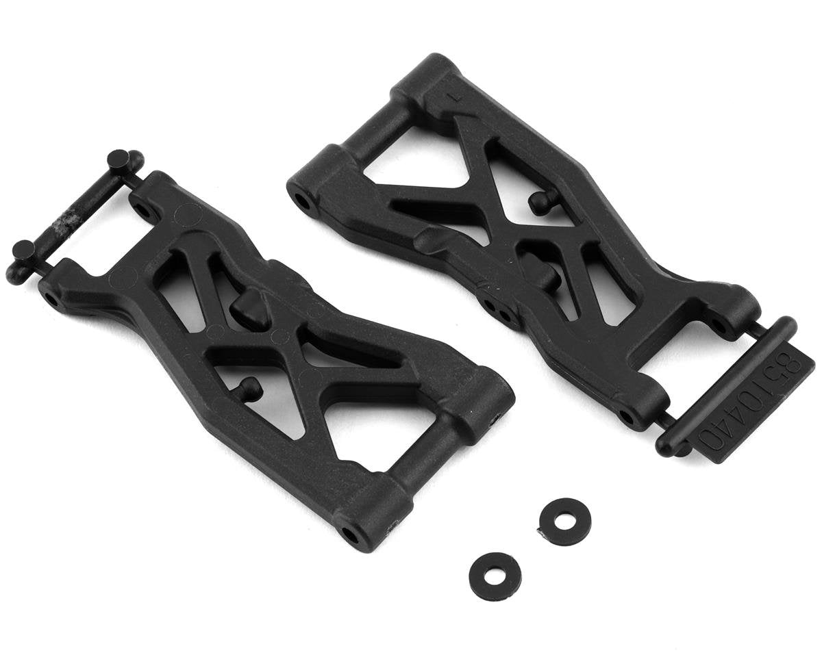 Team Associated RC10B74.2 Factory Team Carbon Front Suspension Arms (Gullwing) (ASC92328)
