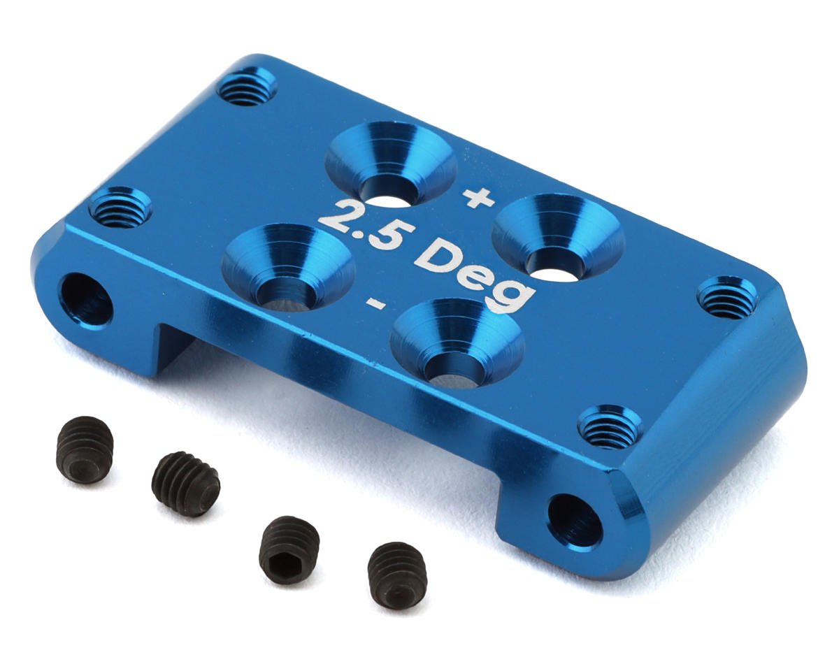Team Associated RC10B7 Factory Team Aluminum Front Bulkhead (+/-2.5 Deg) (ASC92437)