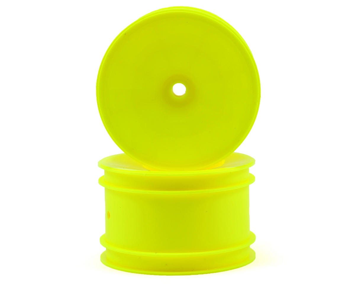 Team Associated 12mm Hex 2.2 Rear Hex Wheels (2) (Yellow) (ASC9696)