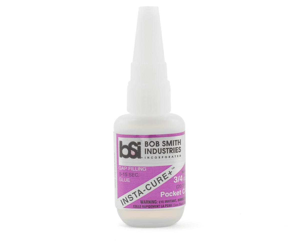 Bob Smith Industries INSTA-CURE+ POCKET Gap-FIlling CA w/Pin in Cap (3/4oz) (BSI133)