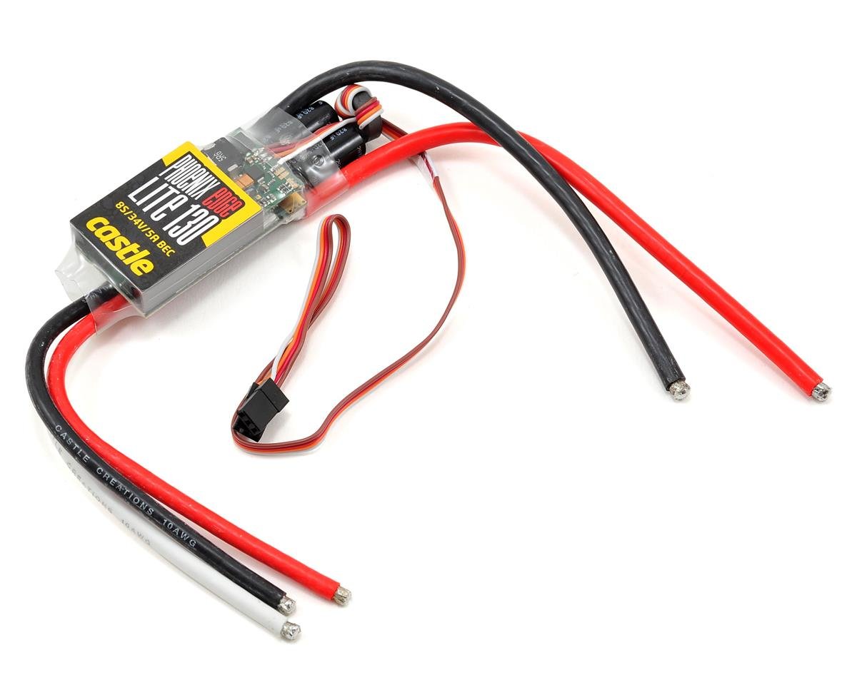 Castle Creations Phoenix Edge Lite 130, 34V 150-Amp ESC with 5-Amp BEC (CSE010-0110-00)