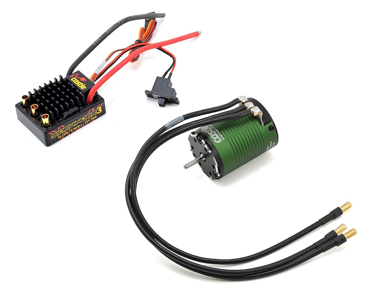 Castle Creations Sidewinder 3 WP 1/10 ESC/Motor Combo (5700kV) (CSE010-0115-06)
