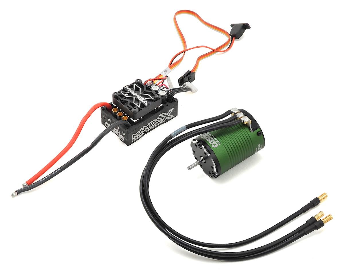 Castle Creations Mamba X 1/10 Brushless Combo w/1406 Sensored Motor (CSE010-0155-03)