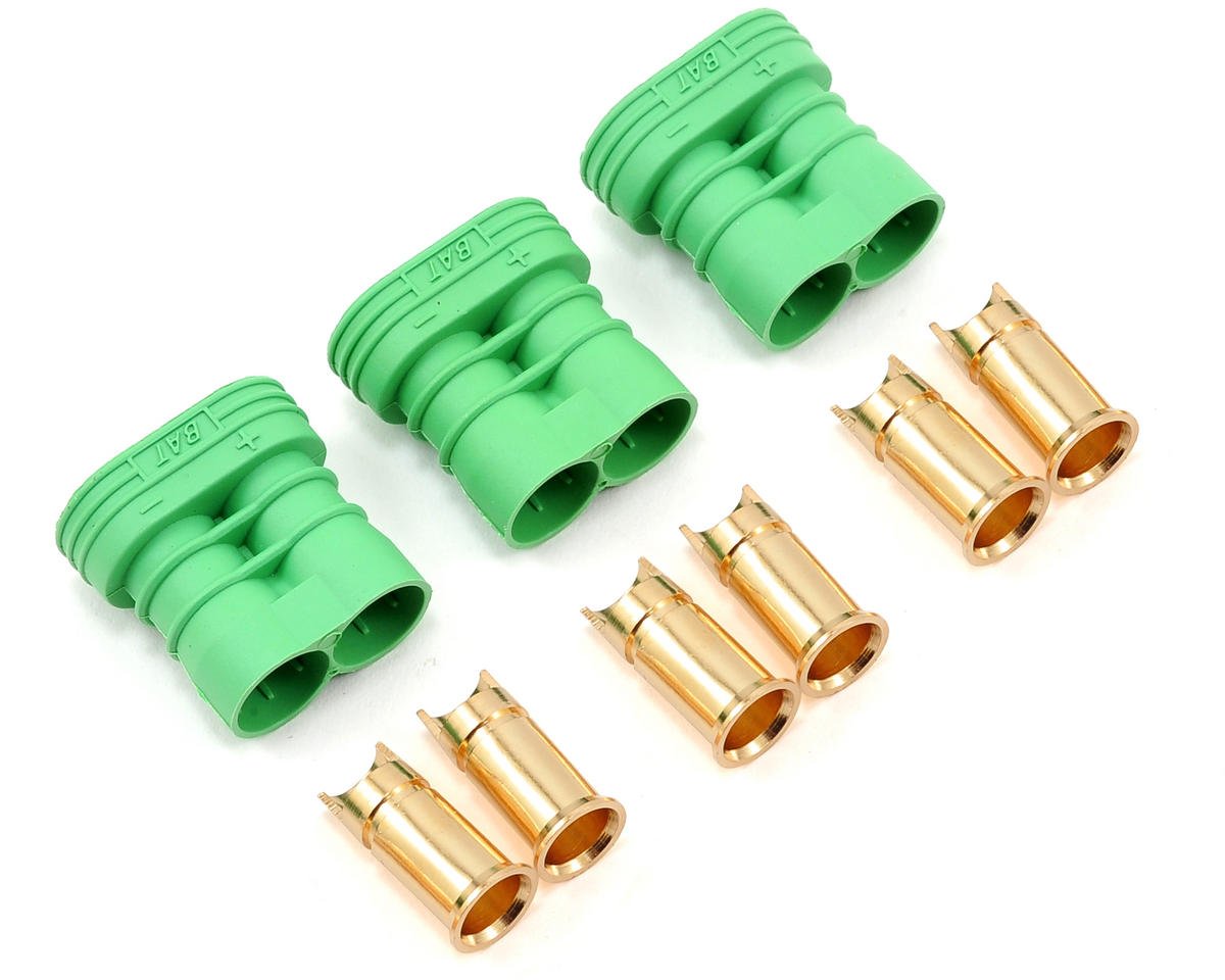 Castle Creations 6.5mm Polarized Bullet Connector (3) (Female) (CSE011-0069-00)
