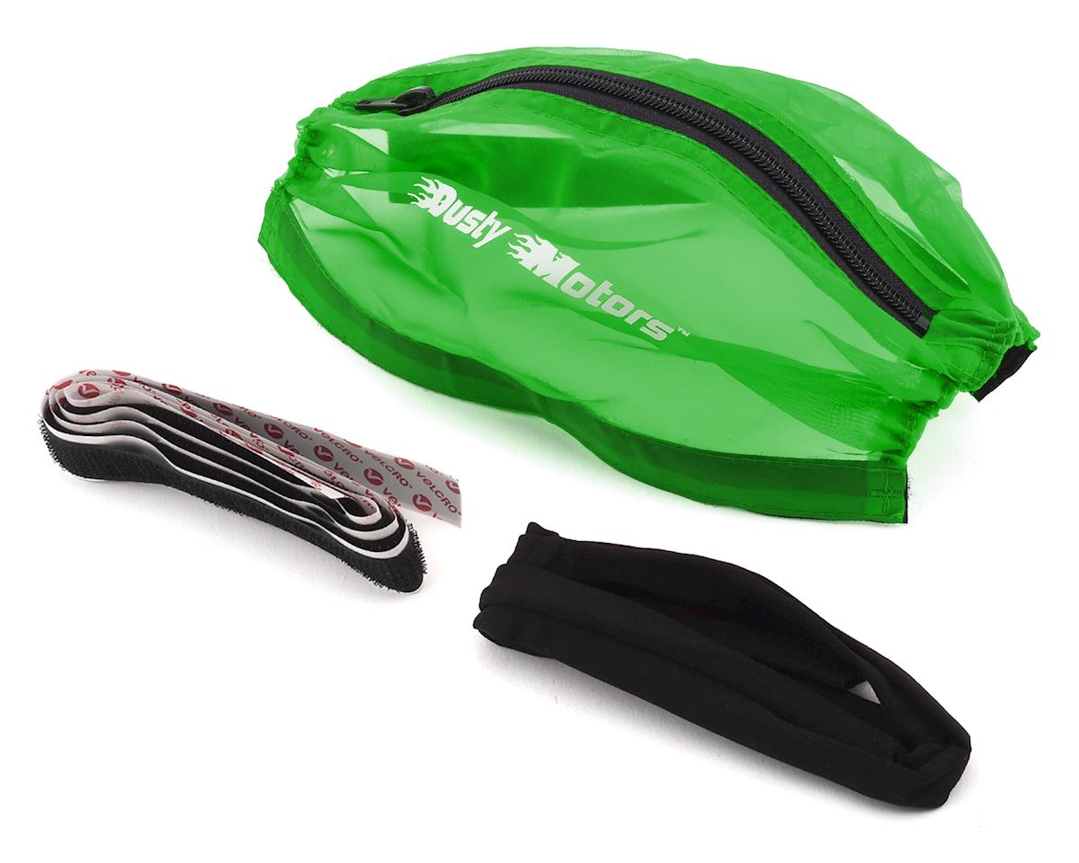 Dusty Motors Protection Cover for Traxxas 1/16 (Green) (DTY-TRX0044)