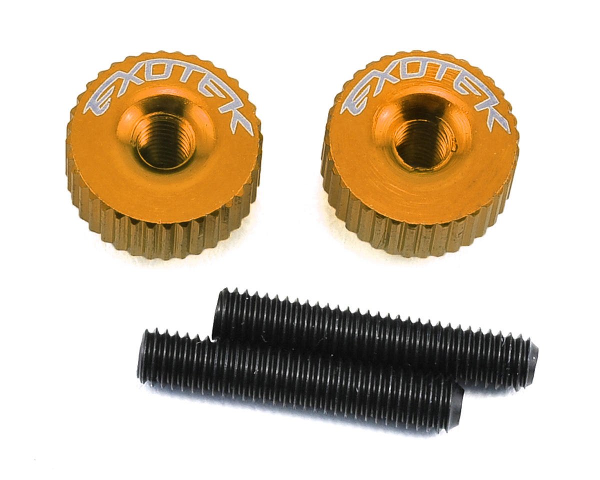 Exotek M3 Twist Nut (Orange) (EXO1191ORG)