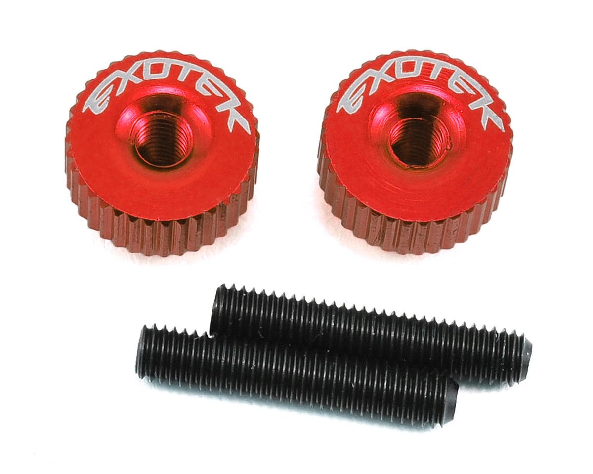 Exotek M3 Twist Nut (Red) (EXO1191RED)