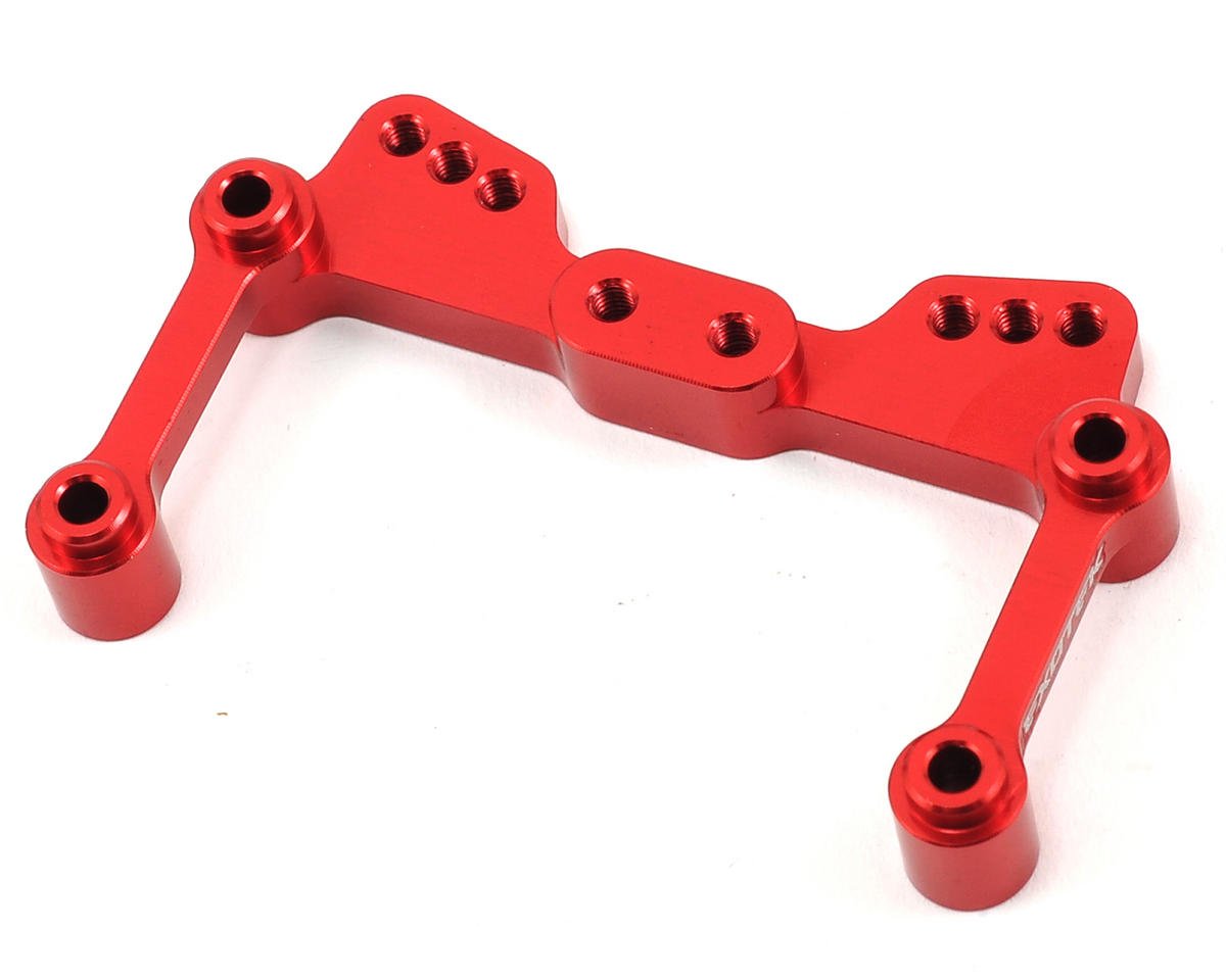 Exotek RB6 Rear Camber Plate (Rear Motor) (Red) (EXO1279R)