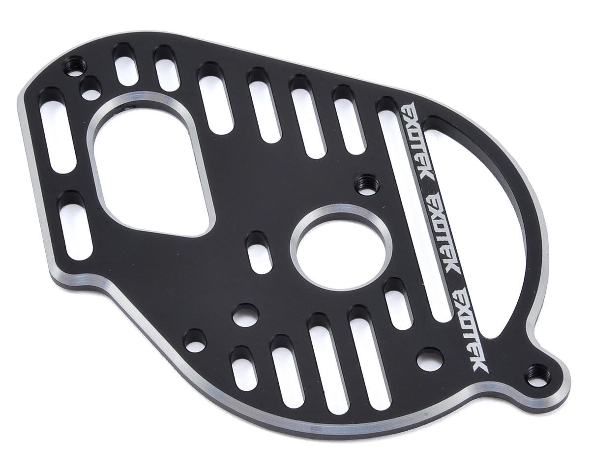 Exotek 22 3.0 Vented "Flite" Motor Plate (Black) (EXO1652)