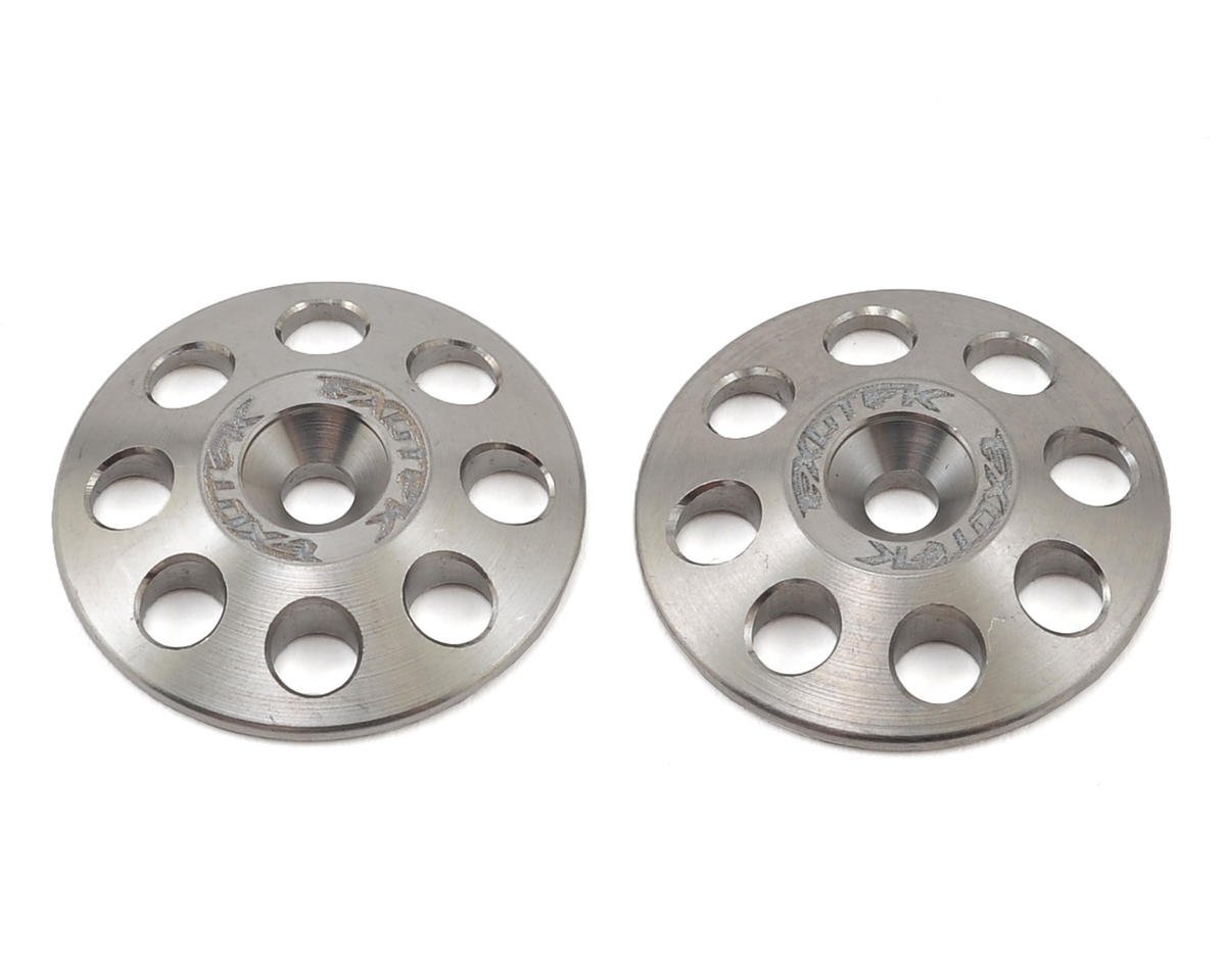 Exotek 22mm 1/8 XL Titanium Wing Buttons (2) (EXO1666)