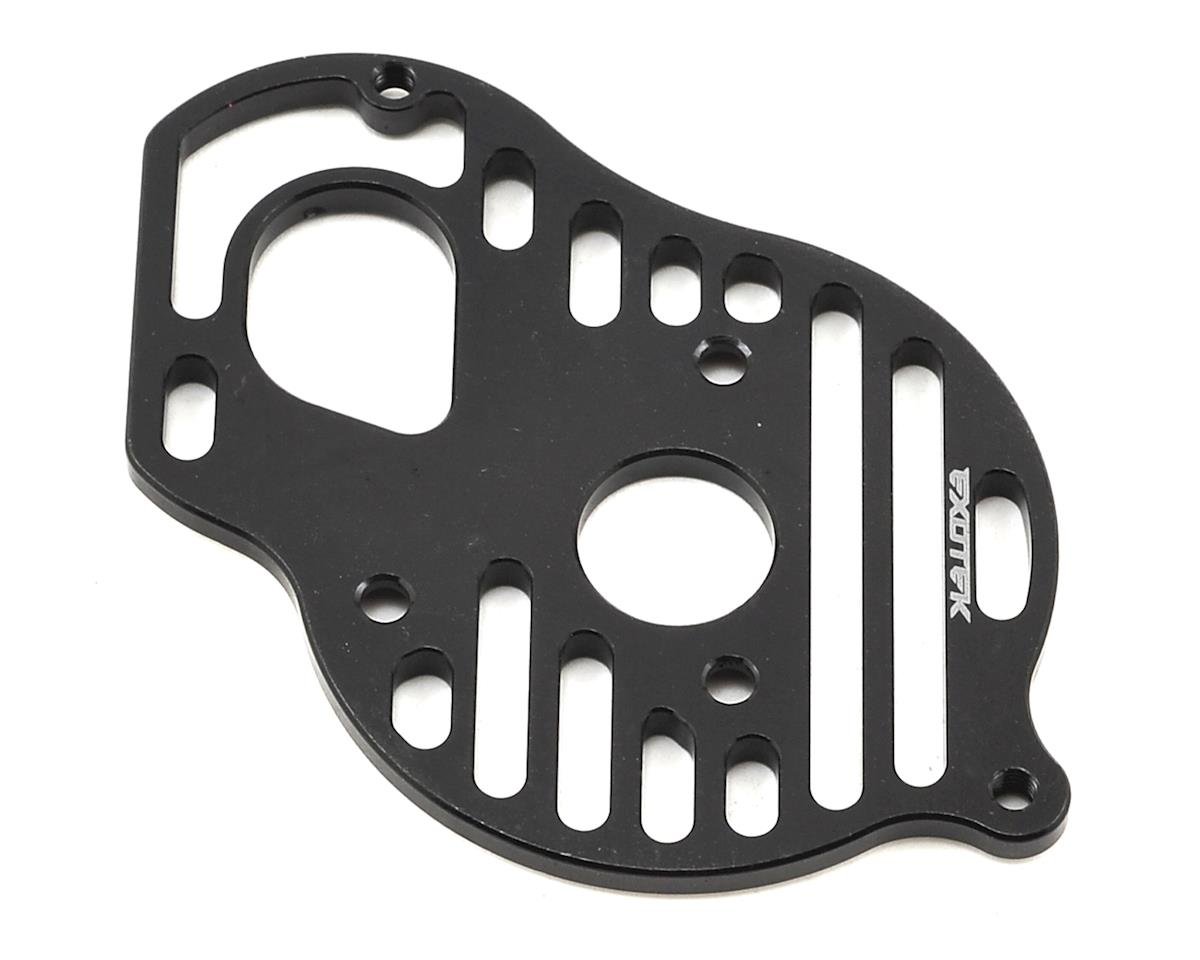 Exotek B6D Flite Aluminum Motor Plate (Black) (EXO1711)