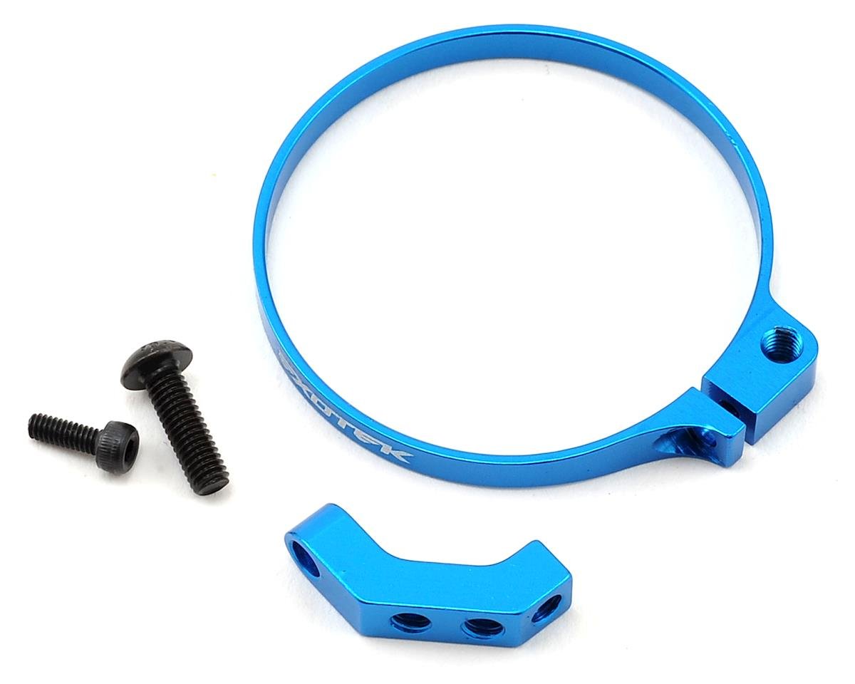 Exotek Angled Clamp On Fan Mount (Blue) (EXO1718BLU)