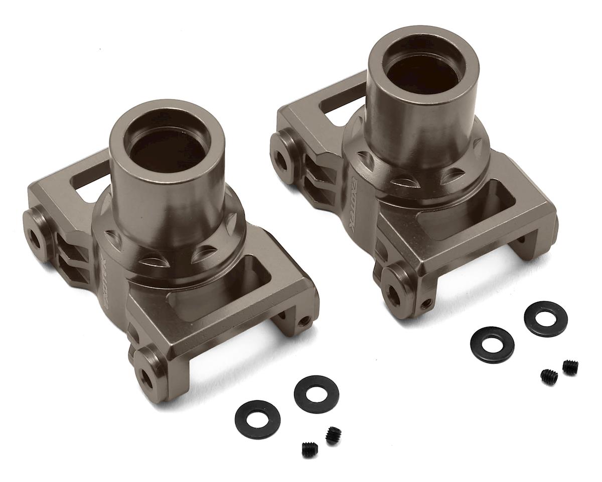 Exotek Losi LST 3XL Aluminum Rear Hubs (Gun Metal) (2) (EXO1854GUN)