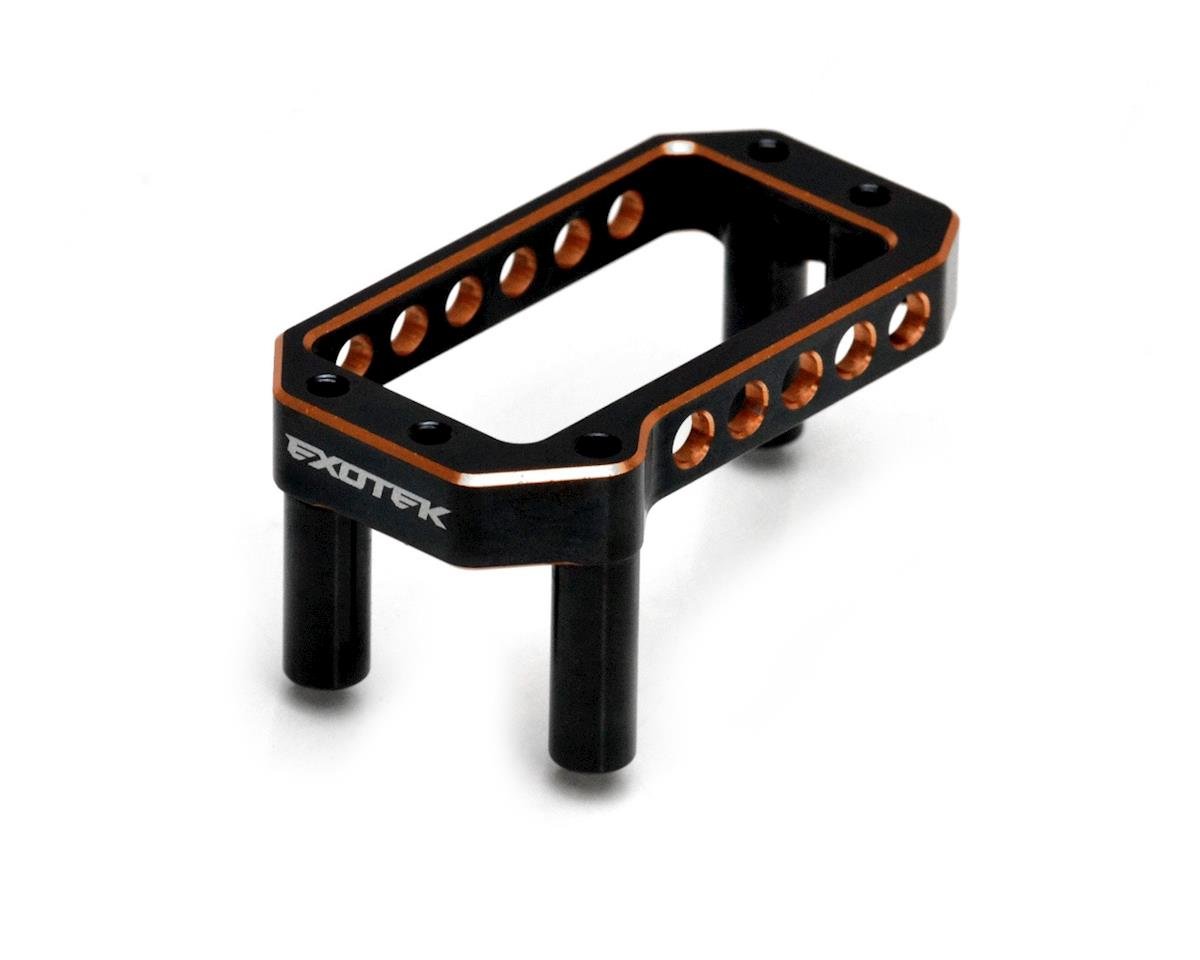 Exotek E819 HD Servo Mount (Black/Orange) (EXO1925)