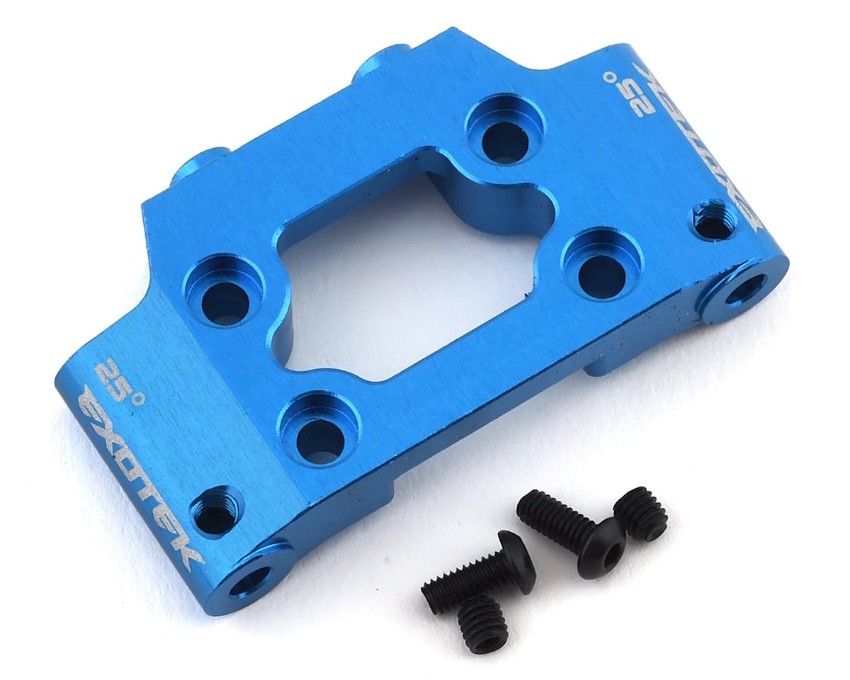 Exotek DR10 Aluminum HD Front Bulkhead (Blue) (EXO1941)