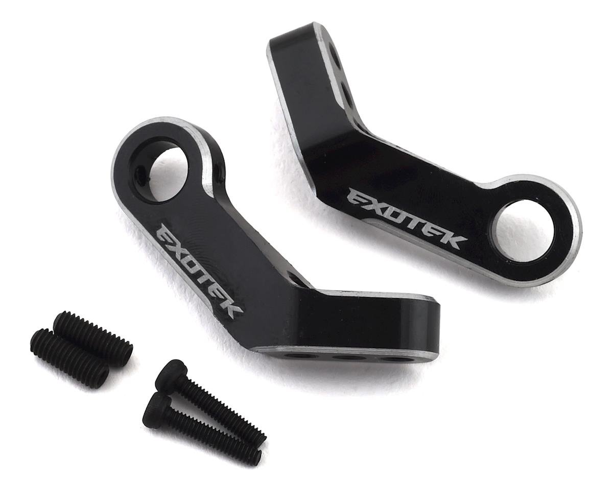 Exotek TLR 22 Drag Racing Rear Body Mount Set (Black) (EXO1955)